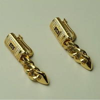 Juego de Joyería de Zirconia Laminada en Oro de 18K, Elegante y en Oferta, Accesorios de Moda que Incluyen Colgante, Aretes y Anillo Monaco Oro