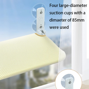 Faltbares Vier-Jahreszeiten-Katzen fenster bett, leistungs starke Saugnapf-Hängematte für Katzen, Katzen bett Geeignet für große Katzen - Product Image 2