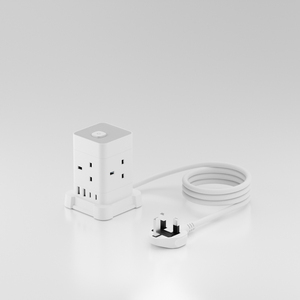 Nouvelle tendance, multiprise, prise britannique, rallonge multiprise à 8 prises avec USB C pour usage résidentiel - Product Image 3
