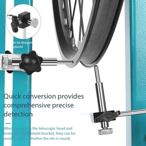 Support <span class=keywords><strong>de</strong></span> centrage <span class=keywords><strong>de</strong></span> roue <span class=keywords><strong>de</strong></span> vélo portable et léger avec installation à dégagement rapide, réglage multi-articulations en acier à haute teneur en carbone pour réparation - Product Image 4