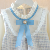 Vêtements pour enfants D3, robe pour filles, petite robe de princesse parfumée, robe bébé deux pièces