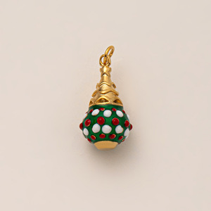 Colección Mini Maravillas de Esmalte |   Colgante de Acero Inoxidable con Baño de Oro PVD de 18K para Fabricación de Joyería DIY |   Impermeable e Hipoalergénico - Product Image 6
