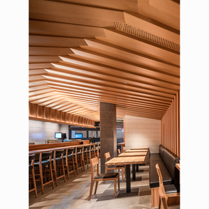 Diseño de Plano de Distribución de Restaurante Personalizado, Juego de Mesas y Sillas de Madera Modernas para Restaurante, Cafetería, Muebles para Restaurante - Product Image 5
