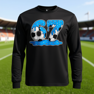 Camiseta de manga larga Six Seven Soccer Drip - Product Image 3