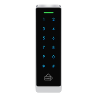 Nouveau lecteur de clavier tactile en métal Wiegand, RFID 13,56 MHz 125 KHz, lecteur de cartes à code Wiegand 26/34 sorties pour contrôle d'accès