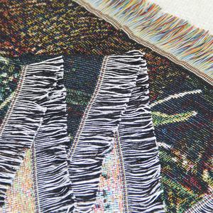 Selimut <span class=keywords><strong>Tapestry</strong></span> Tenun Desain Kustom MOQ Rendah dengan Selimut Jacquard <span class=keywords><strong>Tapestry</strong></span> Kustom untuk Berbagai Kegunaan - Product Image 5