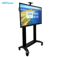 Tableau blanc interactif LCD tactile 65 pouces 4K 10/20 points avec Android 11 et Windows 10 pour les écoles