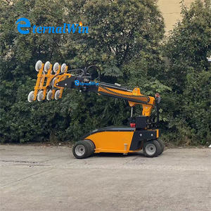 Chariot mobile électrique à gros pneus pour vitrage, tout-terrain, robot <span class=keywords><strong>manipulateur</strong></span> de chargement avec certification CE - Product Image 3