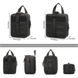सामरिक प्रथम सहायता बैग बाहरी आपातकालीन मोले पाउच मेडिकल बैग 600 डी नायलॉन उत्तरजीविता किट edc हिप कमर बेल्ट फेनी पैक - Product Image 3