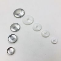 Nouvelle collection 2025 : Kit de boutons en aluminium écologiques de haute qualité avec base en tissu, taille personnalisable pour tissus épais