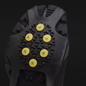 Crampones Antideslizantes para Senderismo y Camping al Aire Libre, 10 Dientes, Material PE, Ajuste Universal para Protección en Caminos Helados y Nevados en Invierno, Cubre Calzado - Product Image 3