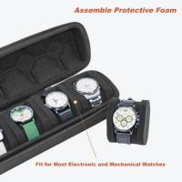 Múltiples paquetes de relojes a prueba de golpes de viaje portátil de lujo relojes mecánicos caja de paquete protector Smartwatch bolsa de exhibición