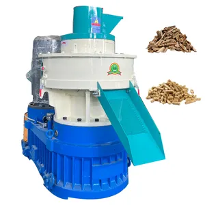 Zaagsel Pelletizer Ring Sterven Verticale Biomassa Pellet Molen Hout Pellet Making Machine