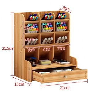Creative Rectangle PVC Injection-Molded <b>Pen</b> Holder Organizer Drawer-Type Portable Multifunction Personalized Desktop Stationery - Product Image 6