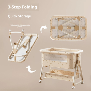 <span class=keywords><strong>Lit</strong></span> bébé pliable en métal avec moustiquaire, design moderne <span class=keywords><strong>pour</strong></span> villa et appartement, <span class=keywords><strong>pour</strong></span> les enfants de 0 à 3 ans - Product Image 4