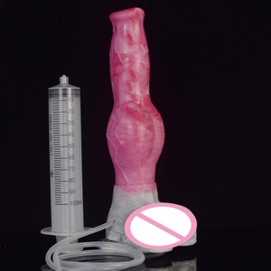 FAAK New Realistic Animal Knot <b>Dildo</b> Ejaculation <b>Dildo</b> Silicone Horse Penis for Women Sex Toy Smooth Squirting <b>Dildo</b> Flexible - Product Image 4