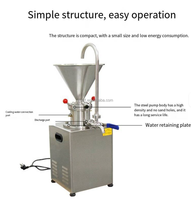 Machine à broyer les aliments industriels de type vertical pour la fabrication de beurre d'arachide, de pâte de sésame, de sauce chili et l'émulsification laitière