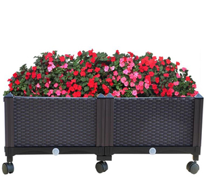 Prix de vente <span class=keywords><strong>direct</strong></span> d'<span class=keywords><strong>usine</strong></span> conception peu encombrante légume Mini pot de fleurs surélevé de jardin - Product Image 4