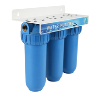 Système de filtration d'eau du robinet alcaline à 3 étages avec boîtier personnalisé de 10 pouces pour une utilisation domestique