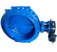 Flange Type butterfly Valve with Gearbox and Handwheel DN400 Ductile Iron Body Face to Face EN558 S13 S14 PN10/16/25 Supplier
