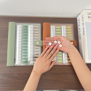 Libro de Muestras de Esmalte de Uñas con Hojas Sueltas y Logotipo Personalizado, Libro de Almacenamiento de Muestras de Esmalte de Uñas para Uñas Postizas - Product Image 5