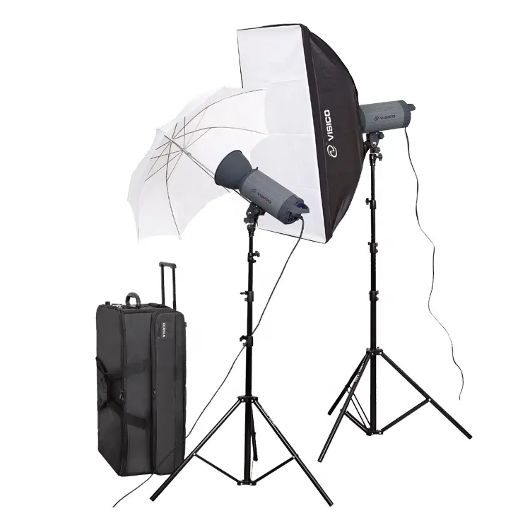 Fotoğraf ekipmanı stüdyo flaş ışığı yumuşak kutu kiti ile flaş kafa reflektör işık standı fotoğraf şemsiye Softbox kiti çantası