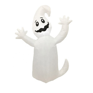 Decoración exterior soplada por aire, luz LED de Halloween, fantasma inflable, decoración de patio de 4 pies - Product Image 1