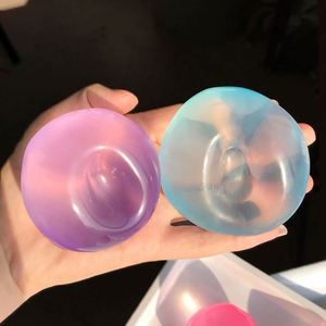 Balle Squishy en Plastique Remplie d'Huile de Coco Série White Moonlight, Gelée Arc-en-ciel, Jouet Sensoriel Anti-stress, Cadeau d'Anniversaire - Product Image 4