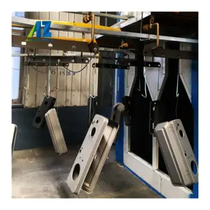 Sistemas de línea de pintura de recubrimiento en polvo automático para pulverización de metales