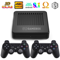 Boîte de jeu rétro TV 2023 G11 Android 9.0 Emuelec 4.5 Système double 64 Go/128 Go Console de jeu vidéo G11 pour PSP N64 DC PS1