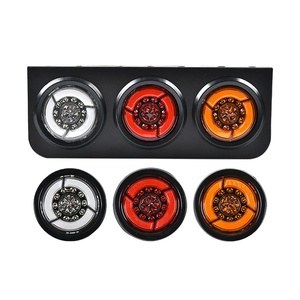 Feux arrière de camion à LED 24V, simples ou triples, pour semi-remorque, direction et marche arrière - Product Image 2