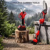 3,0 cm snoerloze snoeischaar 6 inch elektrische kettingzaag snoeizaag borstelloze tuingereedschapset met LCD-scherm voor het snoeien van bomen