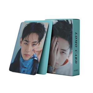 Photocard Láser de <span class=keywords><strong>Taehyung</strong></span> de KPOP Idol V Magazine, 55 Piezas/Caja, Tarjeta Lomo Holográfica, Foto de <span class=keywords><strong>Bangtan</strong></span> Boys, Papel de Transferencia Térmica - Product Image 1