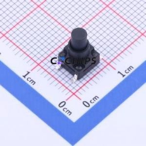 K2-1839SQ-N4SW-02 Tactile Switch SMD-4P,6.2x6.2mm Switch 2.5N Vertical Mount 6.2mm 6.2mm - Product Image 1