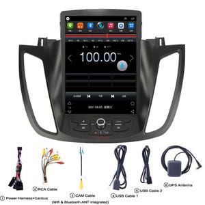 Radio Mobil Layar Tesla Android untuk Ford Kuga <span class=keywords><strong>2</strong></span> Escape <span class=keywords><strong>3</strong></span> 2013-2017 Pemutar Multimedia Stereo 2din Carplay Auto DSP - Product Image 3