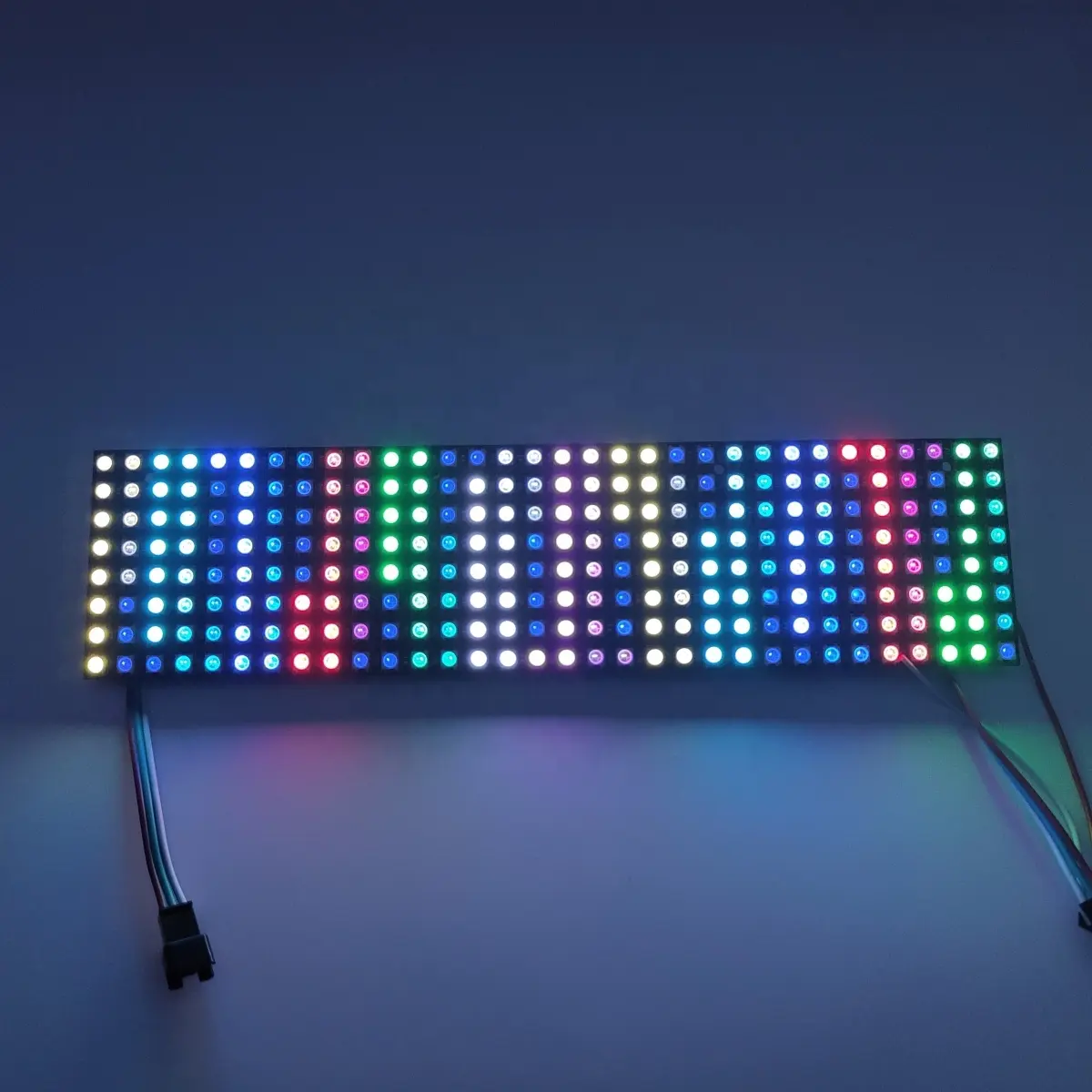 Kit lampu Panel piksel Led RGB Led, Kit lampu Panel matriks Led kaku FR4 DC 5V WS2812B/SK6812 IC built-in Digital