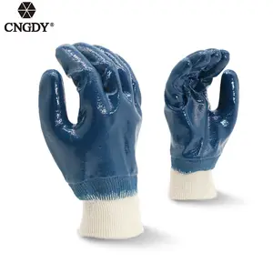 CNGDY 3131X丁腈安全手套悬挂浸入式CE认可防滑耐磨耐油劳动保护