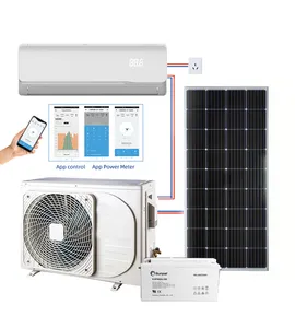 Pannello solare condizionatore d'aria Set 9000BTU 12000BTU 18000BTU sistema solare per Inverter AC 1.5 ton Ac Off-Grid condizionatore solare