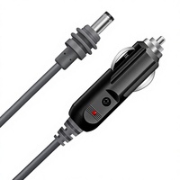 Câble de charge double allume-cigare DC 5521 avec connecteur mini étanche et options de longueur de 2m/3m/5m