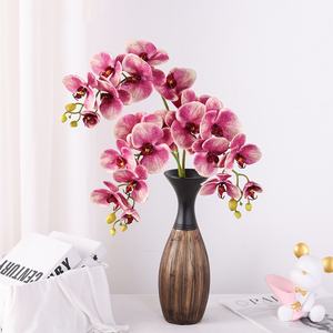 Искусственные цветы A-1877: Новая орхидея фаленопсис (7 головок), реалистичная на ощупь, из полиуретана, для декора дома и свадеб - Product Image 3