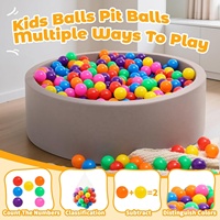 Ballons de piscine pour enfants HY Brand, sans phtalates, sans BPA, en plastique LDPE moulé par soufflage, résistants à l'écrasement, élastiques, 60 mm, logo personnalisé