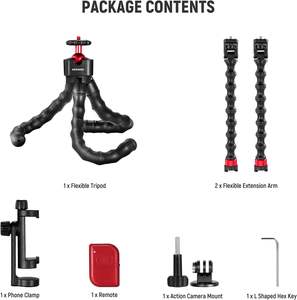 <span class=keywords><strong>NEEWER</strong></span> T91 <span class=keywords><strong>Trépied</strong></span> flexible pour iPhone Mini support de <span class=keywords><strong>trépied</strong></span> de téléphone portable pour Vlog, bras magiques/obturateur/pince de téléphone/support de caméra d'action - Product Image 6