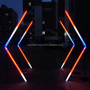 ซุ้มแต่งงาน ฉากหลัง ไฟ LED RGB แสงสีขาว อุโมงค์ ซุ้มทางเข้า ตกแต่งงานปาร์ตี้ เวที - Product Image 3