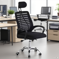 Chaise de bureau exécutive moderne ergonomique confortable à hauteur réglable de haute qualité