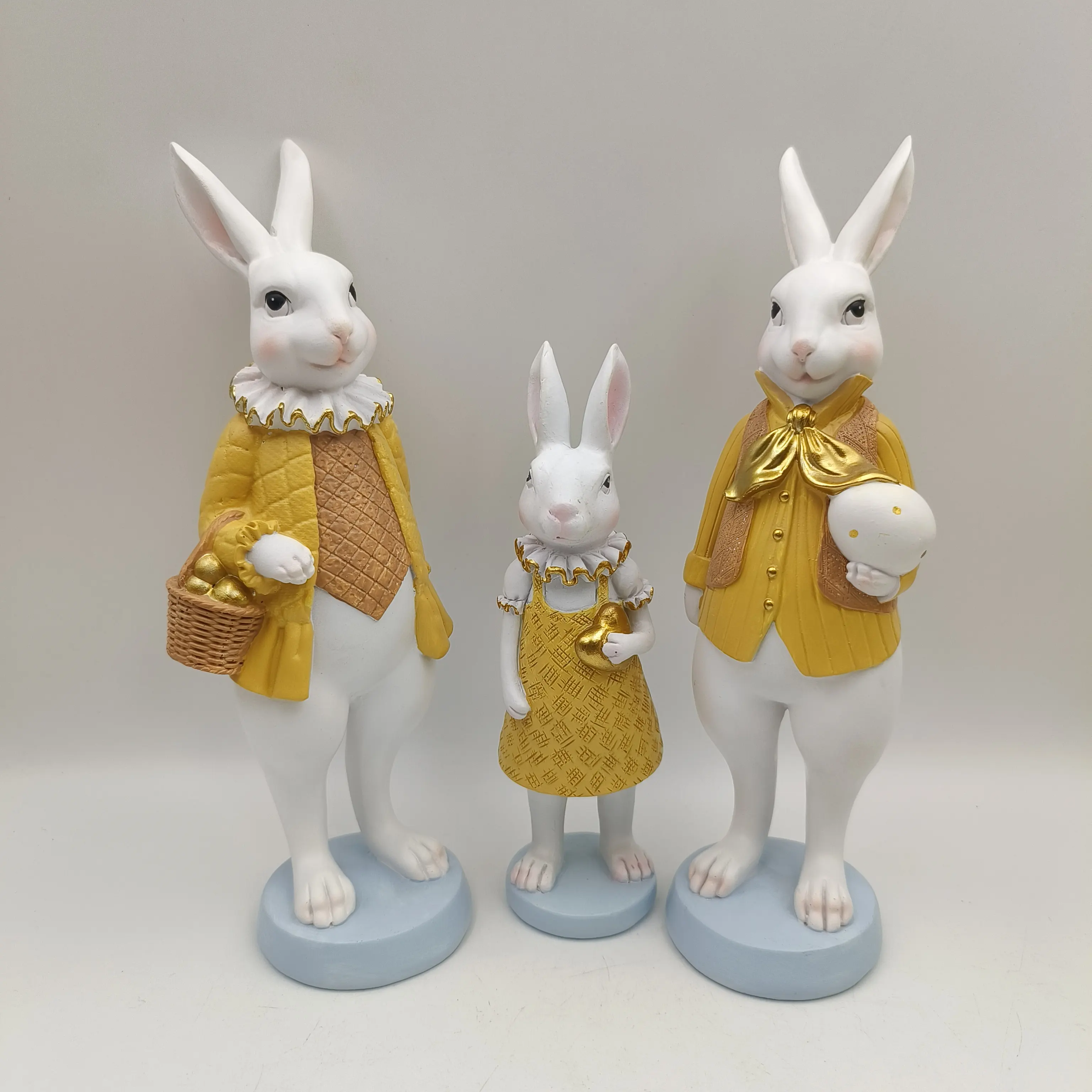 Sáng Tạo Handmade Nhựa Phòng Khách Đẹp Phục Sinh Trang Trí Bunny Set Món Quà Thủ Công