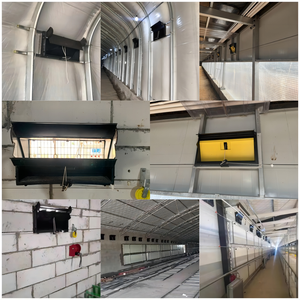 Officina presa d'aria per presa d'aria allevamento di pollame finestra di ventilazione per capanno suini ingresso aria ABS ingresso aria plastica - Product Image 6
