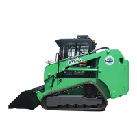 Mini-chargeuse compacte sur chenilles, mini-dumper robuste pour la construction et l'agriculture