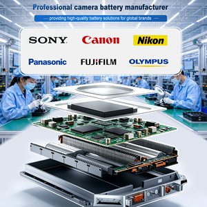 Batterie d'appareil photo en gros pour Canon, <span class=keywords><strong>Panasonic</strong></span>, Fuji, Nikon – Modèles multiples LP-E6, FW50, W126S, EN-EL14 – Li-ion rechargeable - Product Image 2
