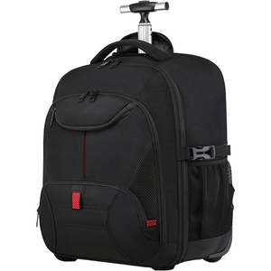 Rolling Wheeled <b>Backpack</b> for Business Travel, 18 Inch Laptop Travel <b>Backpack</b> with <b>Wheels</b> for Men Women - Product Image 1