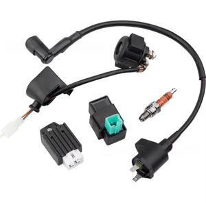 Pack d'<span class=keywords><strong>allumage</strong></span> haute tension pour moto tout-terrain, VTT, véhicule <span class=keywords><strong>de</strong></span> plage 50-110cc, avec bougie et redresseur demi-onde - Product Image 3